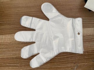 Plastic gloves