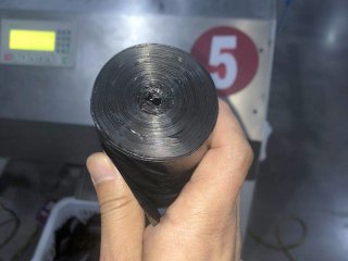 Plastic garbage bag