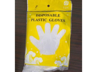 Plastic gloves